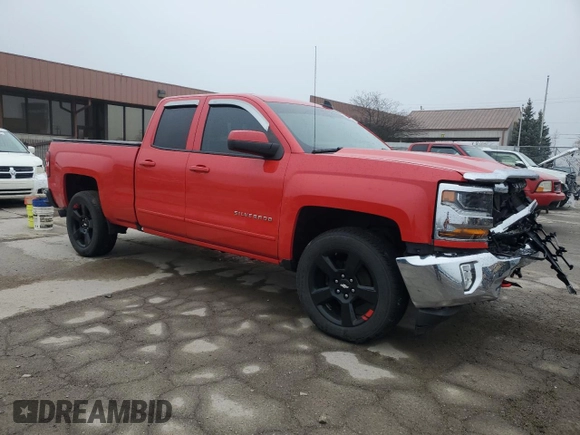 2018 Chevrolet Silverado 1500 LT with VIN 1GCVKREC5JZ325988, listed as a Copart auction lot 52478535 with 57,258 mi miles and Salvage Title. Bid and sale history available at DreamBid. Image 4.