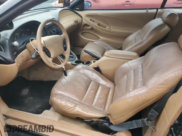 1998 Ford Mustang GT with VIN 1FAFP45XXWF160692, listed as a Copart auction lot 47210885 with 180,035 mi miles and Salvage Title. Bid and sale history available at carsss.com. Image 7.