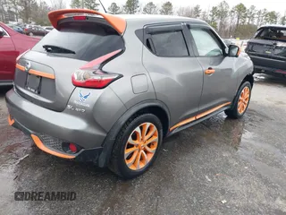 2015 Nissan Juke SL z VIN JN8AF5MV4FT550917, wystawiony jako IAAI lot #41857744 z przebiegiem 138 526 mil mil oraz . Historia ofert i sprzedaży dostępna na DreamBid. Obrazek 4.