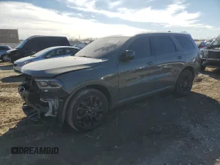 2021 Dodge Durango GT Plus with VIN 1C4RDHDG4MC693399, listed as a Copart auction lot 46707835 with 64,901 mi miles and Salvage Title. Bid and sale history available at DreamBid. Image 1.