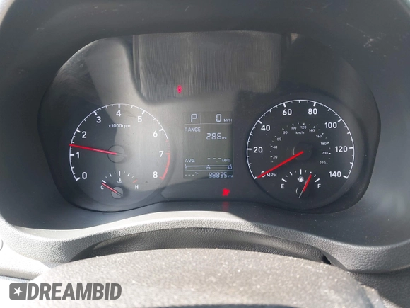 2019 Hyundai Accent SE with VIN 3KPC24A39KE038716, listed as a IAAI auction lot 42108932 with 98,835 mi miles. Bid and sale history available at carsss.com. Image 7.