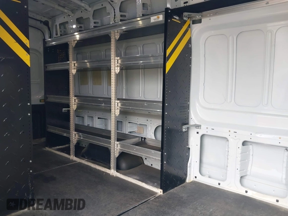 2020 Ford Transit Cargo with VIN 1FTBF4XG3LKB15685, listed as a IAAI auction lot 41967446 with 127,392 mi miles and . Bid and sale history available at DreamBid. Image 8.