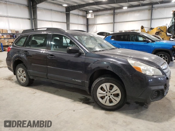 2013 Subaru Outback 2.5i with VIN 4S4BRBAC3D1321206, listed as a Copart auction lot 48506625 with 132,306 mi miles and Clean title. Bid and sale history available at DreamBid. Image 4.