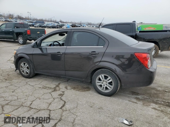 2014 Chevrolet Sonic LT with VIN 1G1JC5SH2E4242891, listed as a Copart auction lot 44350635 with 160,640 mi miles and Salvage Title. Bid and sale history available at DreamBid. Image 2.