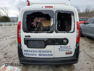 2015 Ram ProMaster City Cargo Tradesman with VIN ZFBERFAT3F6970960, listed as a Copart auction lot 41684095 with Not provided miles and Non repairable. Bid and sale history available at DreamBid. Image 6.