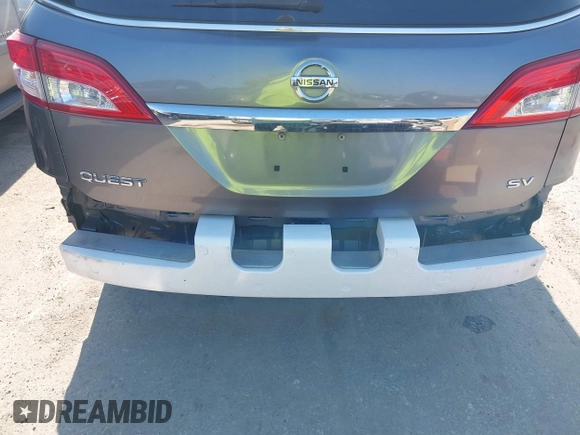 2017 Nissan Quest SV z VIN JN8AE2KP3H9165631, wystawiony jako IAAI lot #41981730 z przebiegiem 135 460 mil mil oraz . Historia ofert i sprzedaży dostępna na DreamBid. Obrazek 6.