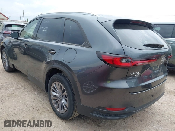 2024 Mazda CX-90 Preferred Plus with VIN JM3KKCHD3R1153224, listed as a IAAI auction lot 42148905 with 9,484 mi miles and . Bid and sale history available at DreamBid. Image 3.