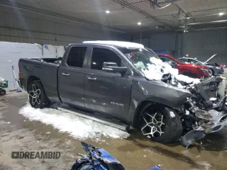 2020 Ram 1500 Big Horn with VIN 1C6RREBT3LN346561, listed as a Copart auction lot 42909805 with Not provided miles and Salvage title. Bid and sale history available at DreamBid. Image 4.