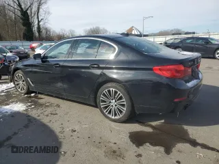 2019 BMW 5 Series 530i xDrive with VIN WBAJA7C55KWW18669, listed as a Copart auction lot 41982755 with 162,503 mi miles and Clean Title. Bid and sale history available at carsss.com. Image 2.