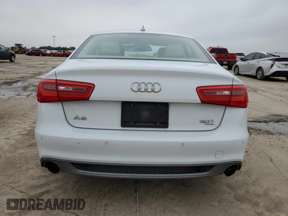 2015 Audi A6 Premium Plus with VIN WAUFGAFC2FN036066, listed as a Copart auction lot 54968875 with Not provided miles and Salvage title. Bid and sale history available at DreamBid. Image 6.
