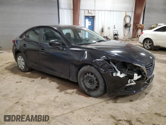 2015 Mazda 3 i SV with VIN JM1BM1T74F1241557, listed as a Copart auction lot 85691754 with 135,040 mi miles and Clean Title. Bid and sale history available at carsss.com. Image 4.