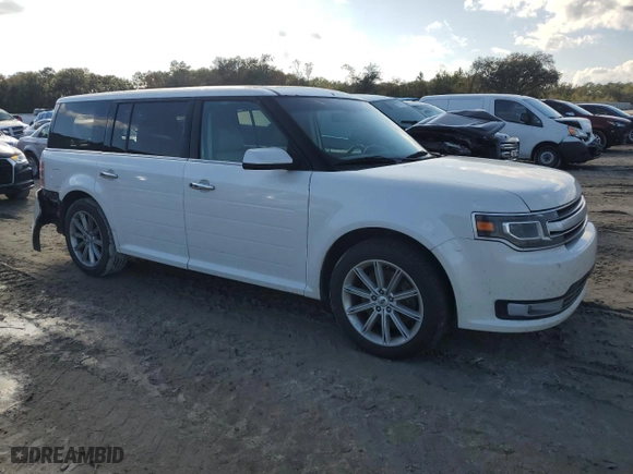 2017 Ford Flex Limited with VIN 2FMHK6D81HBA11806, listed as a Copart auction lot 86980814 with 156,763 mi miles and Salvage Title. Bid and sale history available at carsss.com. Image 4.