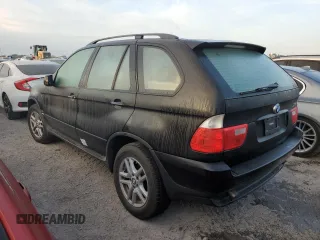 2004 BMW X5 3.0i with VIN 5UXFA13514LU25640, listed as a Copart auction lot 74727494 with 83,061 mi miles and Salvage Title. Bid and sale history available at carsss.com. Image 2.