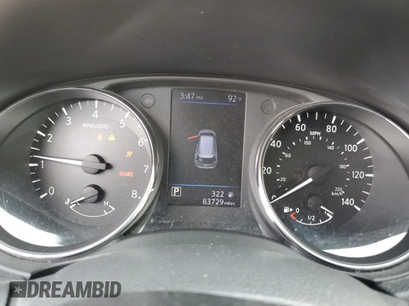 2018 Nissan Rogue SV with VIN 5N1AT2MT0JC811787, listed as a Copart auction lot 51548775 with 83,729 mi miles and Salvage Title. Bid and sale history available at carsss.com. Image 9.