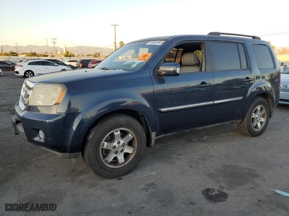 2009 Honda Pilot Touring with VIN 5FNYF38829B004918, listed as a Copart auction lot 81852464 with 0 mi miles and Salvage Title. Bid and sale history available at carsss.com. Image 1.