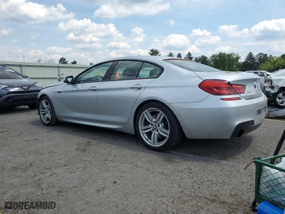2015 BMW 6 Series 640i xDrive with VIN WBA6B8C53FD453229, listed as a Copart auction lot 60371214 with 116,624 mi miles and Salvage Title. Bid and sale history available at carsss.com. Image 2.