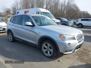 2012 BMW X3 28i with VIN 5UXWX5C58CL729049, listed as a IAAI auction lot 41611212 with 191,583 mi miles and . Bid and sale history available at DreamBid. Image 1.