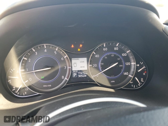 2019 Infiniti QX80 Luxe z VIN JN8AZ2NC4K9460161, wystawiony jako Copart lot #53335685 z przebiegiem 77 475 mil mil oraz Szkoda całkowita • Salvage title. Historia ofert i sprzedaży dostępna na DreamBid. Obrazek 9.