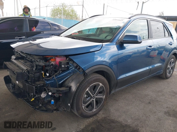 2023 Kia Niro EX with VIN KNDCR3LEXP5101684, listed as a IAAI auction lot 41893043 with 12,561 mi miles. Bid and sale history available at carsss.com. Image 18.