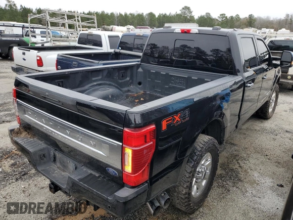 2020 Ford Super Duty F-250 SRW XL with VIN 1FT7W2BT1LEE93436, listed as a Copart auction lot 85880024 with 64,405 mi miles and Salvage Title. Bid and sale history available at carsss.com. Image 3.
