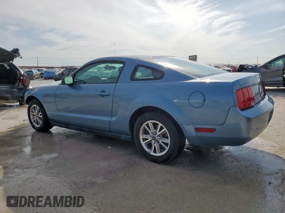 2005 Ford Mustang Deluxe with VIN 1ZVFT80N655136829, listed as a Copart auction lot 50765825 with 142,242 mi miles and Salvage title. Bid and sale history available at DreamBid. Image 2.