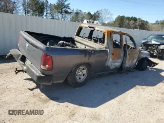 2019 Ram 1500 Classic Tradesman with VIN 1C6RR6FG4KS603536, listed as a Copart auction lot 47208065 with 0 mi miles and Salvage Title. Bid and sale history available at carsss.com. Image 3.