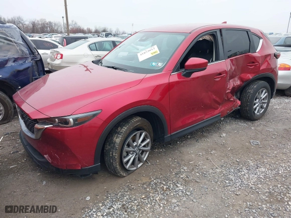 2023 Mazda CX-5 2.5 S Select Package with VIN JM3KFBBM6P0252808, listed as a IAAI auction lot 41853012 with 28,653 mi miles. Bid and sale history available at carsss.com. Image 17.