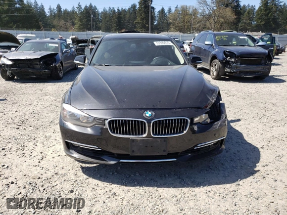 2013 BMW 3 Series 328i with VIN WBA3C1G55DNR45687, listed as a Copart auction lot 53390025 with 129,165 mi miles and Salvage Title. Bid and sale history available at carsss.com. Image 5.