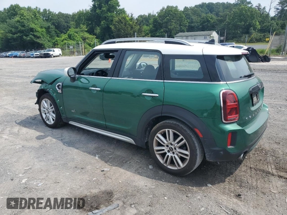 2023 MINI Countryman Cooper S with VIN WMZ83BR06P3P69166, listed as a Copart auction lot 62936015 with 12,153 mi miles and Salvage title. Bid and sale history available at DreamBid. Image 2.