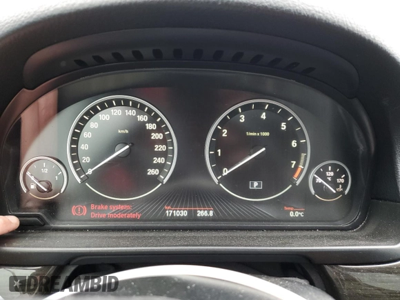 2015 BMW 5 Series 528i xDrive with VIN WBA5A7C51FG142972, listed as a Copart auction lot 80717684 with 171,030 mi miles and Clean Title. Bid and sale history available at carsss.com. Image 9.