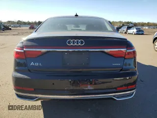 2020 Audi A8 L with VIN WAU8DAF81LN002970, listed as a Copart auction lot 41057054 with 78,578 mi miles. Bid and sale history available at carsss.com. Image 6.