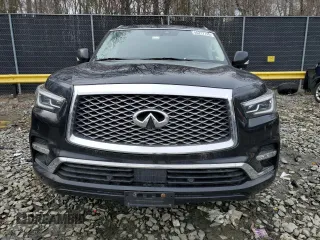 2019 Infiniti QX80 LUXE with VIN JN8AZ2NF6K9687748, listed as a Copart auction lot 45217745 with 123,319 mi miles and Salvage Title. Bid and sale history available at carsss.com. Image 5.