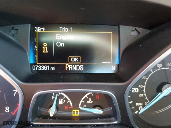 2017 Ford Focus SEL with VIN 1FADP3H26HL294699, listed as a Copart auction lot 47956305 with 73,361 mi miles and Salvage Title. Bid and sale history available at carsss.com. Image 9.