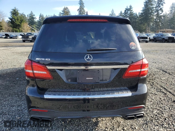 2017 Mercedes-Benz GLS with VIN 4JGDF7FE0HA755288, listed as a Copart auction lot 87901615 with 60,886 mi miles and Clean Title. Bid and sale history available at carsss.com. Image 6.