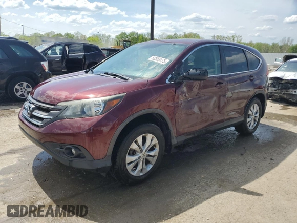 2013 Honda CR-V EX with VIN 5J6RM4H58DL076311, listed as a Copart auction lot 52359475 with 136,221 mi miles and Salvage Title. Bid and sale history available at DreamBid. Image 1.