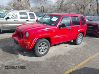 2004 Jeep Liberty Limited with VIN 1J4GL58KX4W323414, listed as a IAAI auction lot 41913205 with 180,014 mi miles. Bid and sale history available at carsss.com. Image 2.