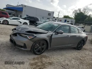 2024 Acura Integra w/A-Spec Package с VIN 19UDE4H31RA025734, выставлен на аукционе Copart как лот 59401815 с пробегом 6 027 миль миль и На запчасти • Non repairable. История ставок и продаж доступна на DreamBid. Изображение 1.