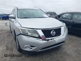 2015 Nissan Pathfinder S with VIN 5N1AR2MN9FC669494, listed as a IAAI auction lot 41488397 with 122,270 mi miles. Bid and sale history available at carsss.com. Image 6.