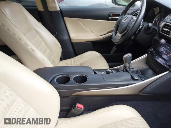 2014 Lexus IS 250 with VIN JTHCF1D21E5011420, listed as a IAAI auction lot 41492163 with 102,088 mi miles. Bid and sale history available at carsss.com. Image 5.