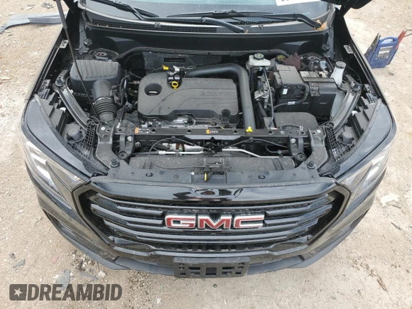 2024 GMC Terrain SLT with VIN 3GKALVEG1RL379965, listed as a Copart auction lot 58389365 with 10,555 mi miles and Salvage title. Bid and sale history available at DreamBid. Image 11.