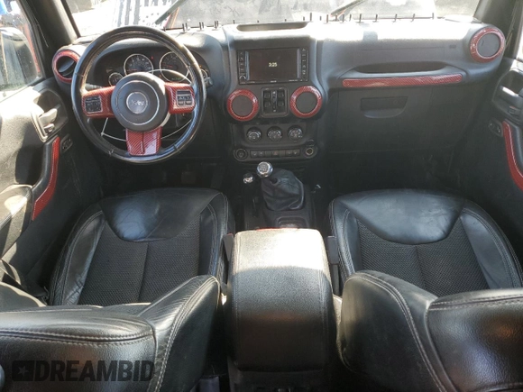 2015 Jeep Wrangler Unlimited Sahara with VIN 1C4BJWEG2FL643469, listed as a Copart auction lot 48535645 with 191,746 mi miles and Clean Title. Bid and sale history available at carsss.com. Image 8.