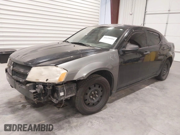 2010 Dodge Avenger SXT with VIN 1B3CC4FB9AN115352, listed as a IAAI auction lot 41658884 with 98,441 mi miles and . Bid and sale history available at DreamBid. Image 2.