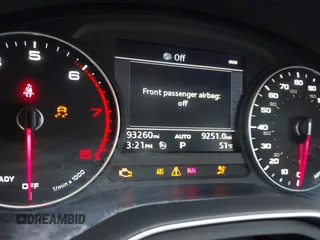2017 Audi A4 Premium with VIN WAUGNAF45HN021809, listed as a IAAI auction lot 41798921 with 93,260 mi miles. Bid and sale history available at carsss.com. Image 7.