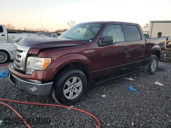 2009 Ford F-150 XL with VIN 1FTPW12V69KC71691, listed as a Copart auction lot 46351605 with 219,531 mi miles and Salvage Title. Bid and sale history available at carsss.com. Image 1.
