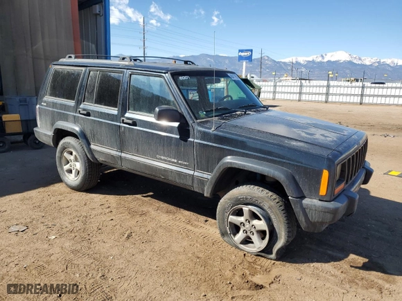 2001 Jeep Cherokee Sport with VIN 1J4FF48S01L626387, listed as a Copart auction lot 48477955 with 262,178 mi miles and Clean Title. Bid and sale history available at carsss.com. Image 4.