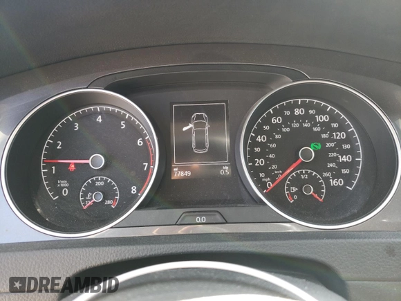 2017 Volkswagen Golf S z VIN 3VWH17AU7HM520826, wystawiony jako Copart lot #52184895 z przebiegiem 77 849 mil mil oraz Szkoda całkowita • Salvage title. Historia ofert i sprzedaży dostępna na DreamBid. Obrazek 9.