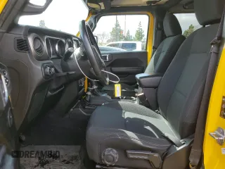 2020 Jeep Wrangler Unlimited Sport with VIN 1C4HJXDM2LW289101, listed as a Copart auction lot 48896365 with 52,536 mi miles and Salvage title. Bid and sale history available at DreamBid. Image 7.
