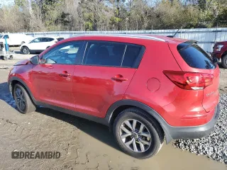 2015 Kia Sportage LX with VIN KNDPB3AC7F7760381, listed as a Copart auction lot 50136555 with 118,707 mi miles and Salvage Title. Bid and sale history available at carsss.com. Image 2.