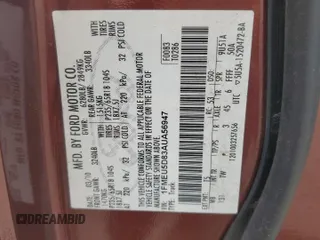 2010 Ford Explorer Sport Trac Limited with VIN 1FMEU5D83AUA56947, listed as a Copart auction lot 54004565 with Not provided miles and Salvage title. Bid and sale history available at DreamBid. Image 12.