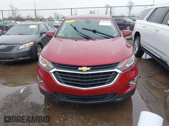 2020 Chevrolet Equinox LT with VIN 3GNAXKEV9LL100810, listed as a IAAI auction lot 41963228 with 128,290 mi miles and . Bid and sale history available at carsss.com. Image 13.